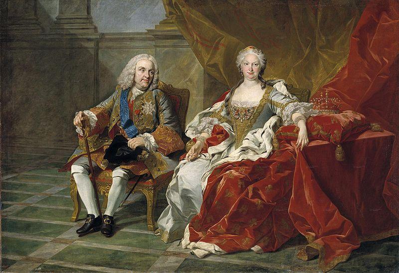 Jean Baptiste van Loo Retrato de Felipe V e Isabel Farnesio Germany oil painting art